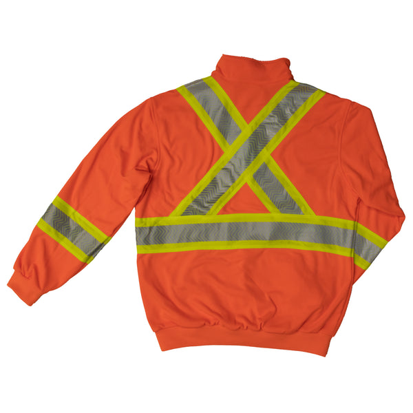 SJ19 Hi-Vis 1/4 Zip Pullover – Work & Safety Outfitters
