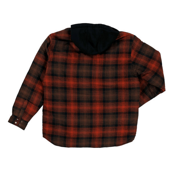 WS06 Fooler Front Quilt Lined Flannel Hooded Shirt – Work & Safety