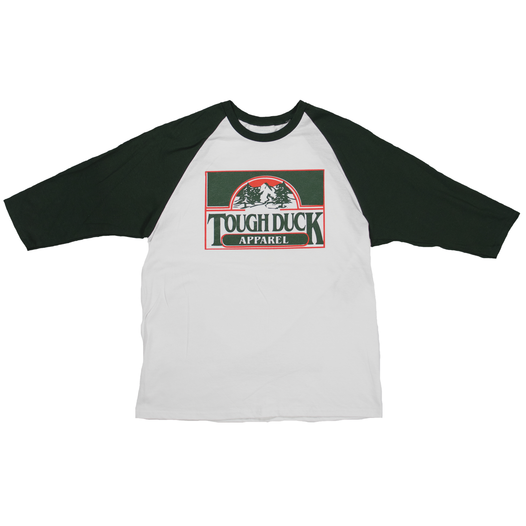 WT02 Forest Throwback Baseball T-Shirt