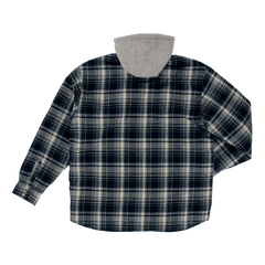 WS06 Fooler Front Quilt Lined Flannel Hooded Shirt