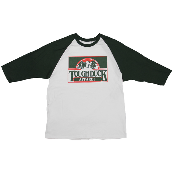 WT02 Forest Throwback Baseball T-Shirt