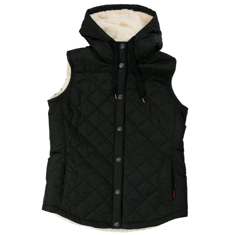 WV02 Women's Quilted Sherpa Lined Vest